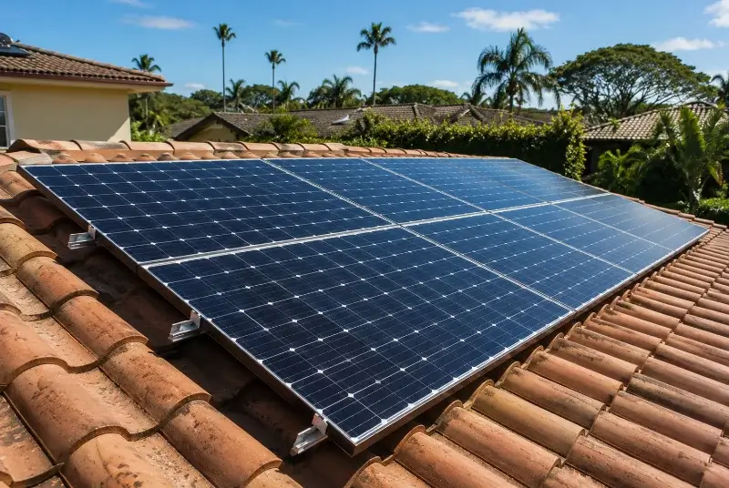 Installation de panneaux solaires à Coufouleux